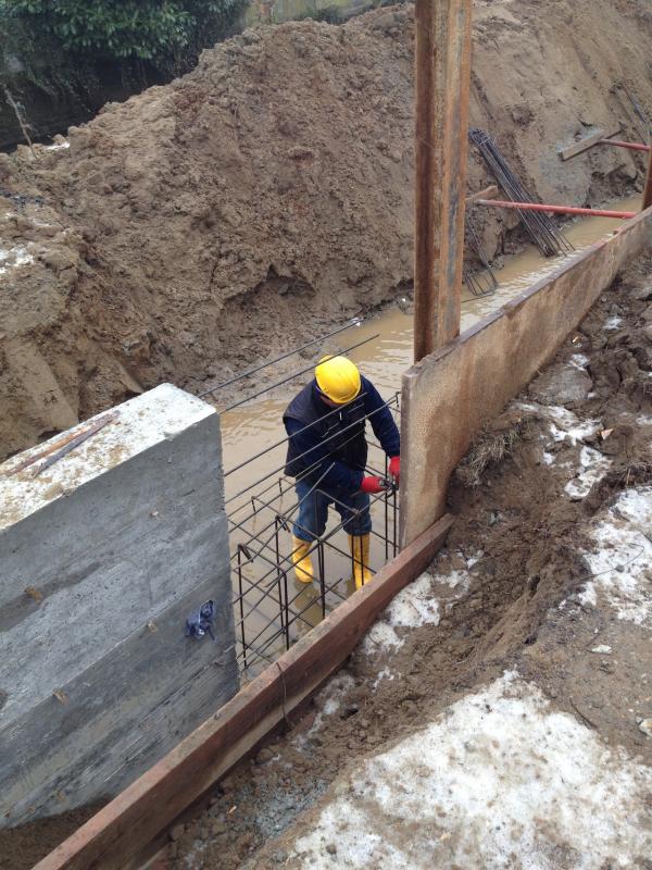 MURO DI SOSTEGNO ROGGIA BIRAGA (PAVIA)